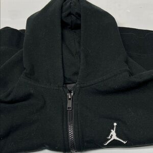 Jordan Black Jacket with white Logo